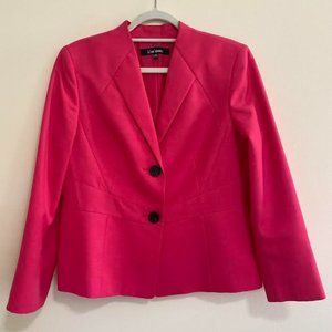 LeSuit Hot Pink Blazer/Suit Jacket - Size 12